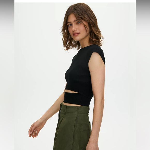 Wilfred Free Cut-Out Knit Top (M) - Picture 3 of 3